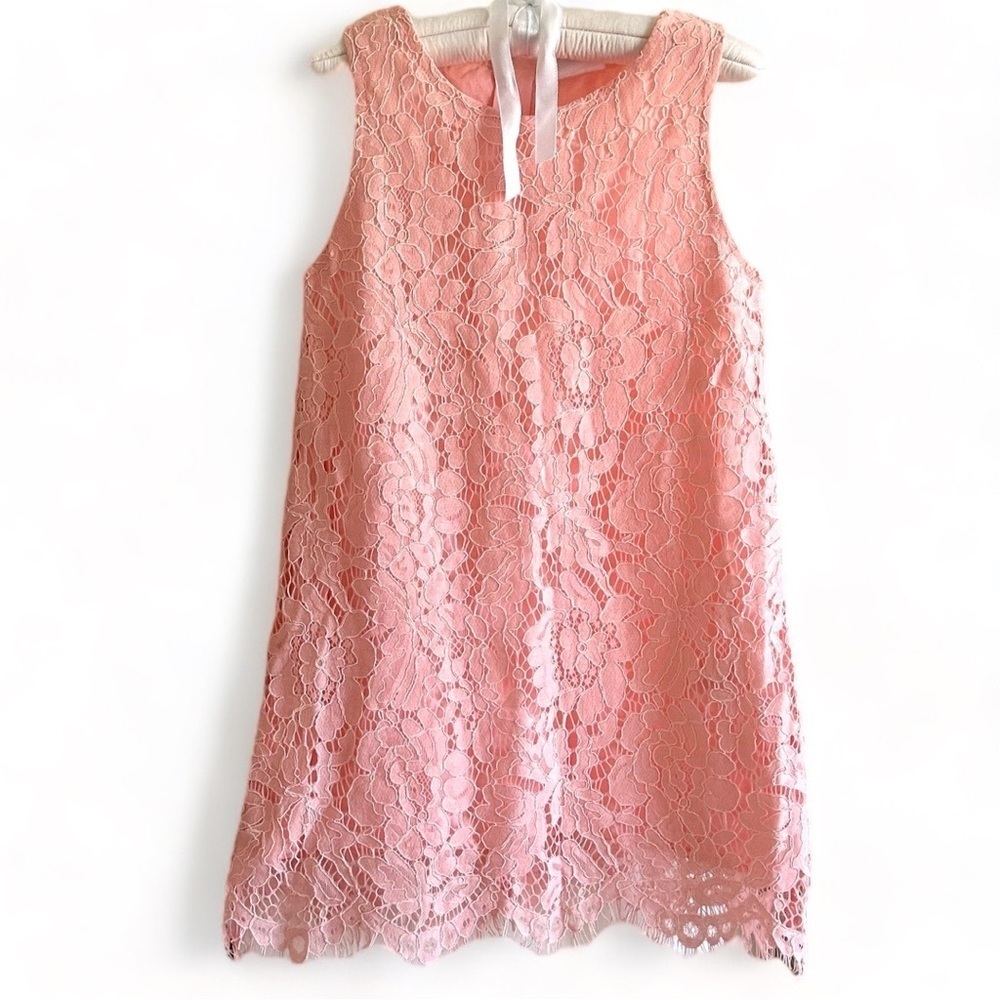 Boutique Floral Lace Blush Pink 4T Toddler Girls Formal Dress